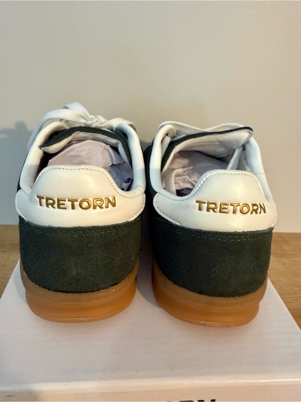 Tretorn Dark Green Skylar Low-Top Sneakers - Picture 8 of 11